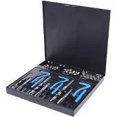 Ks Tools 150.6155 Nirostaal schroefdraad-reparatieset M6-M10, 87-delig