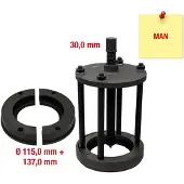 Ks Tools 4600620 Poelietrekker voor differentieel hoofdaslager