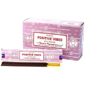 Ancient Wisdom Satya - positive vibes - wierook - positiviteit - wierookstokjes - doos 12 pakjes van 15 gram