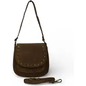 Dstrct Portland Road Kleine Schoudertas Dames - Leer - Bruin