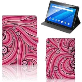B2Ctelecom Lenovo Tab E10 Hoes Swirl Pink