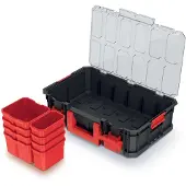 Prosperplast Modulaire transportkrat (dozen) MODULAR SOLUTION, afmetingen: 517x331x134 mm - kleur: zwart