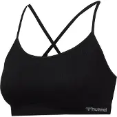 Hummel Sport bh 'Juno' lichtgrijs / zwart