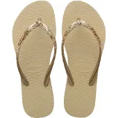Havaianas Dames Slippers Kids Slim Glitter Ii - Beige - Maat 39/40