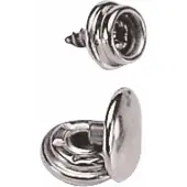 PLASTIMO Screw Fit Stud Fasteners Kit Closure Zilver