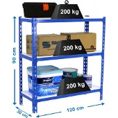 Simonclick Megaplus 3/300 900 Metaalplank 900x1200x300 Mm
