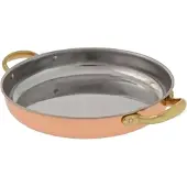 Ich-zapfe Koperen pan met handvatten, 28 сm