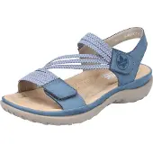 Rieker Sandaal smoky blue / duifblauw / wit
