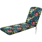 Hobbygarden - Ligbed Tuinkussen Amelia 3D Bloemen - Waterafstotend 185x60cm