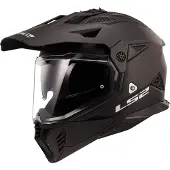 LS2 MX702 Pioneer II Mat Zwart Adventure Helm Maat L