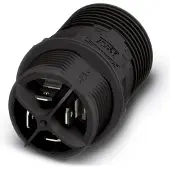Phoenix Contact 1423986 Leidingverbinding Wanddoorvoering Totaal aantal polen: 3 + PE Serie (ronde connectoren): QUICKON 1 stuk(s)