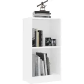 vidaXL Boekenkast 40x24x75 cm bewerkt hout wit