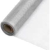 vidaXL Gaas 60x1000 cm aluminium zilverkleurig