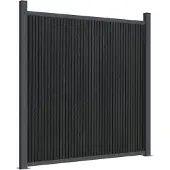 vidaXL Schuttingpaneel 1564x186 cm HKC grijs