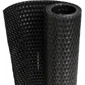 vidaXL Balkonscherm 500x90 cm poly rattan zwart