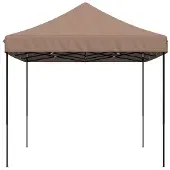 vidaXL Partytent, inklapbaar, pop-up model, bruin, 440x292x315 cm