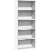 vidaXL Boekenkast 80x30x189 cm bewerkt hout wit