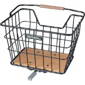 Basil Nordland Fietsmand - Voor of Achter - Zwart/Bruin - 23 Liter