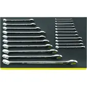 Stahlwille 96830174 TCS 13/21,6-34MM Ring-steeksleutelset Sleutelbreedte (metrisch) 8 - 19 mm