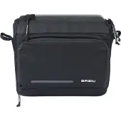 Basil Move stuurtas KF, 7-8 liter, zwart - waterafstotend, met smartphonehouder...