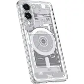 Spigen Ultra Hybrid Zero One MagFit Backcover voor de Samsung Galaxy S25 Edge - Wit