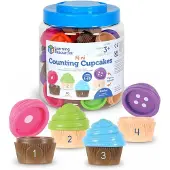 Learning Resources telspel Mini Counting Cupcakes educatief speelgoed. - 3+