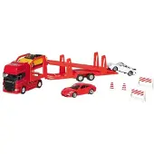 Goki Speelgoed Super Truck, autotransporter Scania V8, schaal 1:60-64, meerkleurig