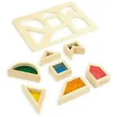 Andreu Toys puzzel - Transparante educatieve puzzel karton.