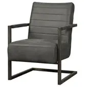 Tower Living Fauteuil Rocca Bull Antraciet