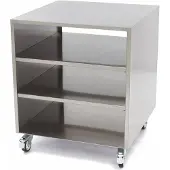 Maxima RVS Machinetafel / Onderstel op Wielen 60 x 60 cm