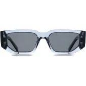 Prada PR09ZS 17T08Z transparante oceaan donkergrijze zonnebril