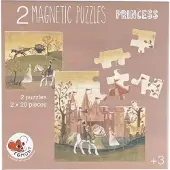 Egmont toys magneetpuzzel prinses - educatief speelgoed 17,5x17,5 cm.