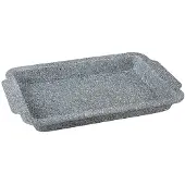 Klausberg KB-7383 - Rechthoekige Bakvorm - Graniet Coating - 40.5x27x4.5 cm - Grijs