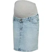 Mamalicious Maternity Rok 'VMMTESSA' blauw denim