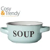 Cosy & Trendy Soepkom 'Soup' Ø13,5xh6,5cm met grepen