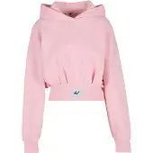 DEF Sweatshirt 'Nice' pastelroze / zwart / offwhite