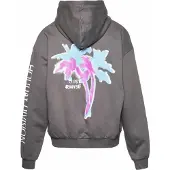 Just rhyse Sweatshirt 'Holiday Division' lichtblauw / grey denim / lichtroze / wit