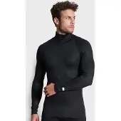 Ceceba Thermo Sport Unisex Ondershirt met col - Zwart