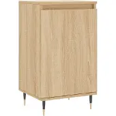 vidaXL Dressoir 40x35x70 cm bewerkt hout sonoma eikenkleurig