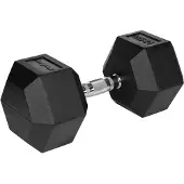 Rebel Rubberized cast iron dumbbell HEX 27.5 kg ACTIVE