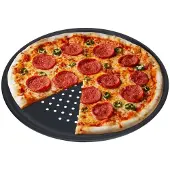 Excellent houseware - Perforeerde Pizza Vorm - 32 cm - Antikleef - Hittebestendig