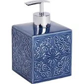 Wenko Cordoba zeepdispenser keramisch, donkerblauw