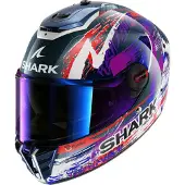Shark Spartan RZ Zarco Signature Integraalhelm Koolstof/Rood L zwart