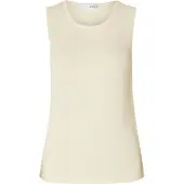 Selected Gebreide top 'SLFMoon' ecru