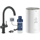 GROHE Red Duo C-uitloop Keukenkraan Zwart - 30083KS1