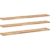 vidaXL Wandschappen 3 st zwevend olieafwerking 160x20x2 cm acaciahout
