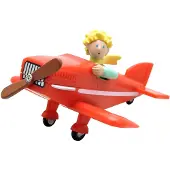 Plastoy Le Petit Prince figurine Le Petit Prince dans son avion 7 cm