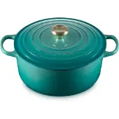 Le Creuset - Signature Braadpan - Bleu Riviera - 28 cm