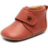 Bisgaard Leder-Krabbelschuhe - Pink m. Stern - - 25 - Leder-Krabbelschuhe