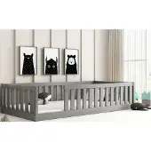 BMS Group Sawomir Pegza - Kinderbed - 90x190 - Enkel - Graphiet